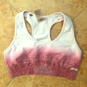 Gymshark beet ombré bra